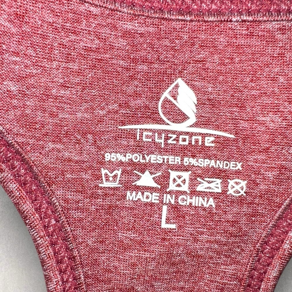 Chic Maroon Tank Top for Women - Picture 2 of 4